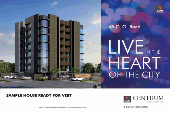 Sample house ready at Sun Centrum in Ahmedabad